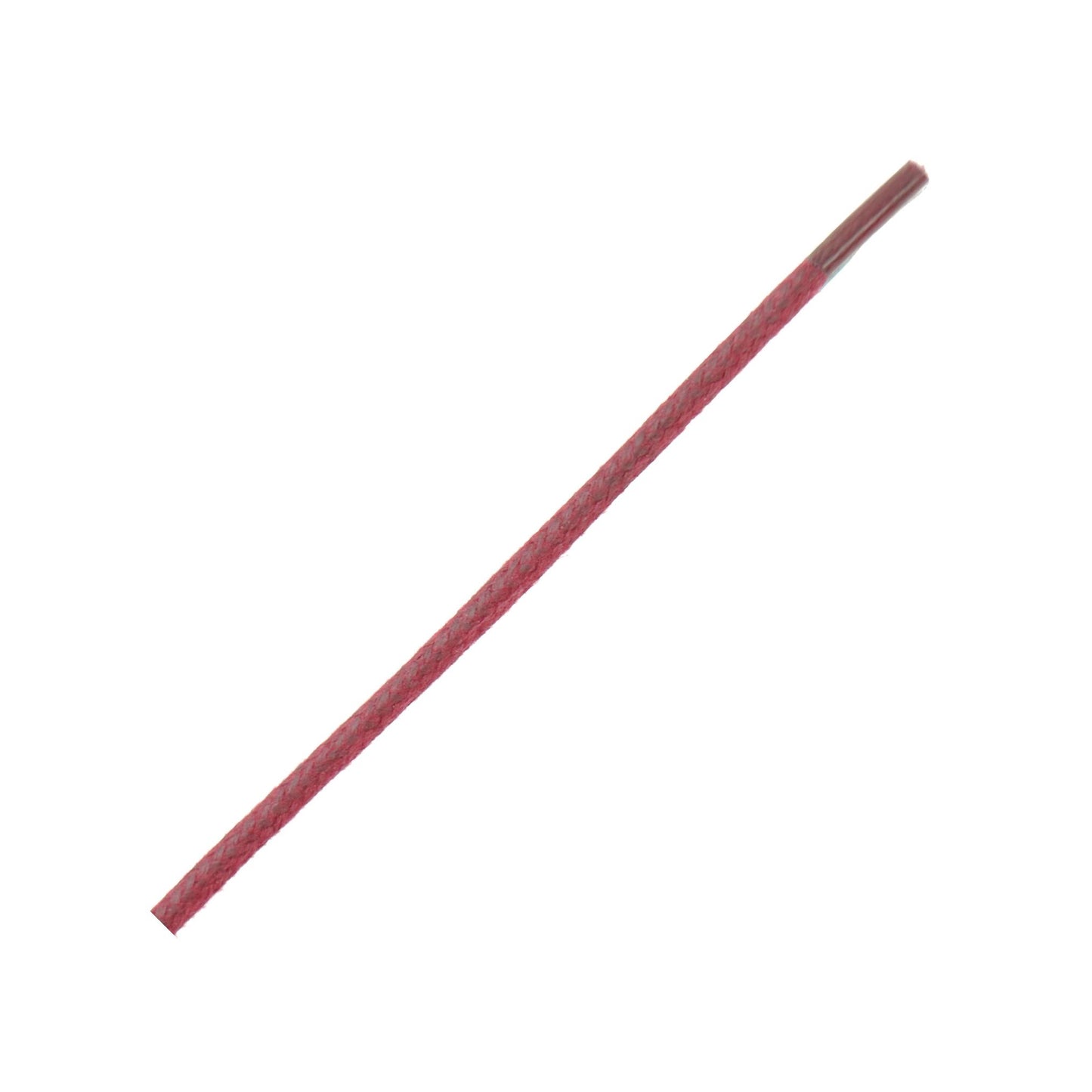 75cm Wax Round Shoe Laces - Bordeaux