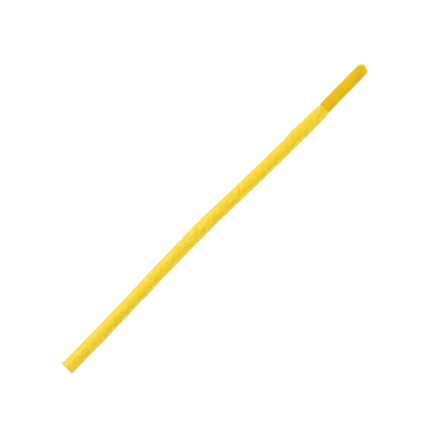 75cm Wax Round Shoe Laces - Yellow