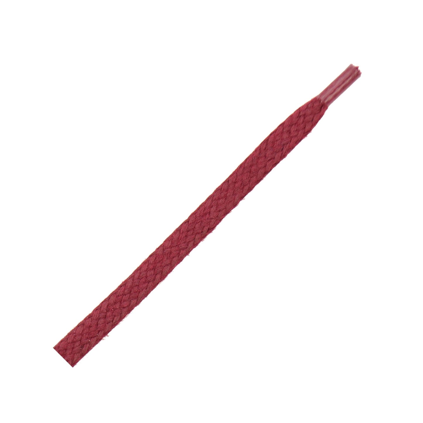 75cm Flat wax Shoe Laces - Bordeaux 5mm