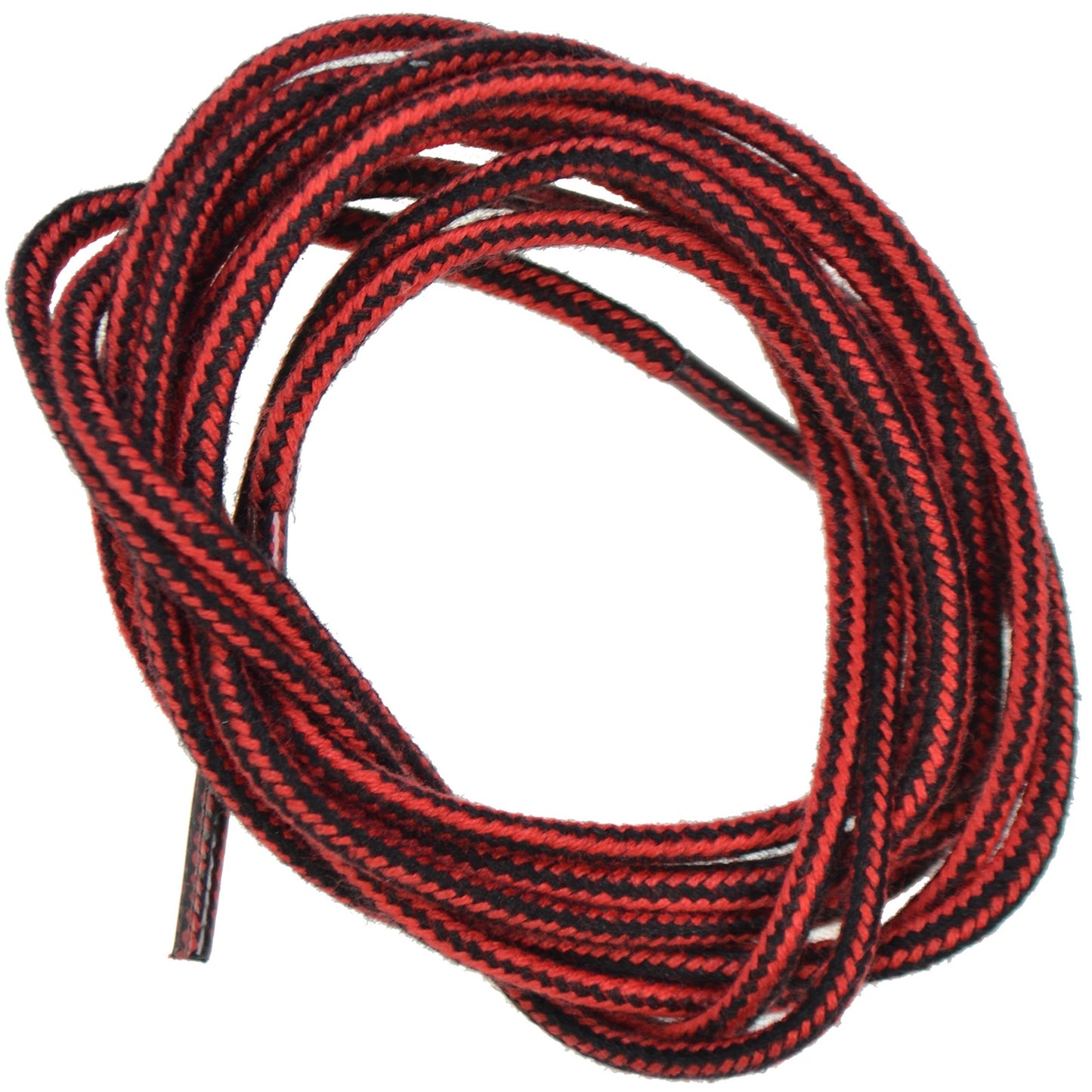 75cm Round Kicker Shoe Laces - Red & Black