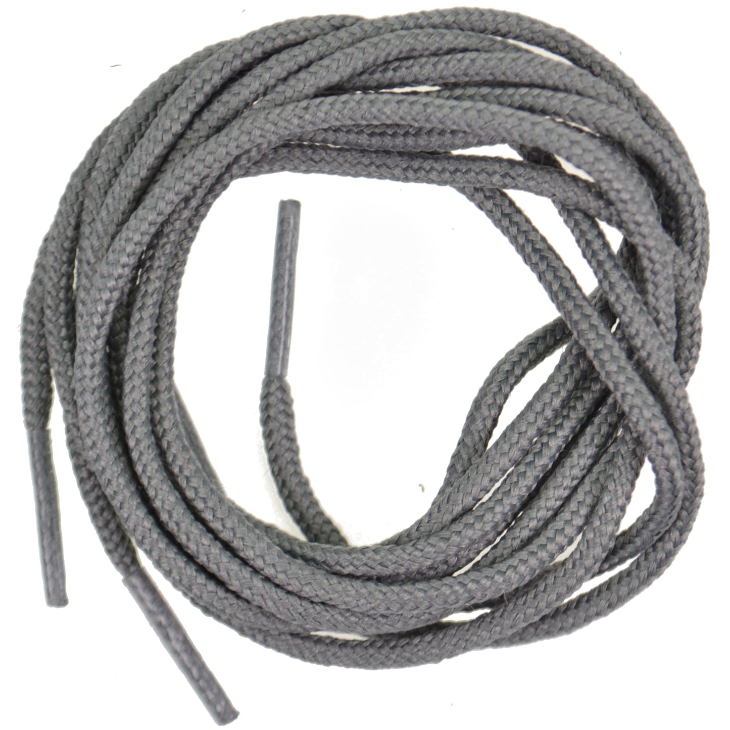100cm Round Shoe Laces - Battleship Grey 3mm