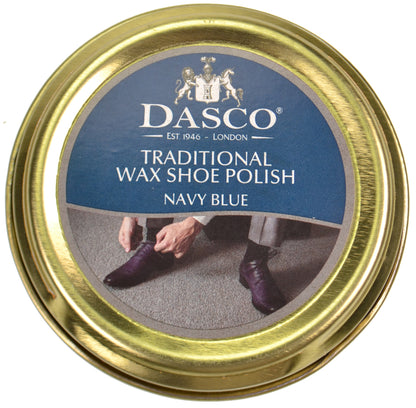 Dasco Wax Shoe Polish - Navy No. 163