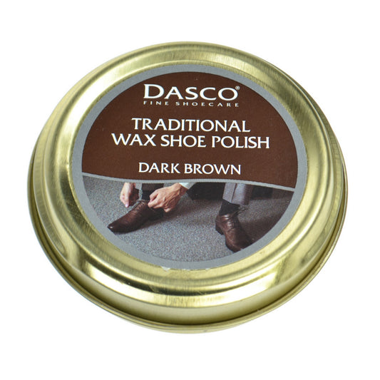 Dasco Wax Shoe Polish - Dark Brown No. 111