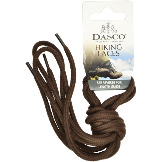 140cm Dasco Cord Hiking and Walking Boot Shoe Laces - Brown