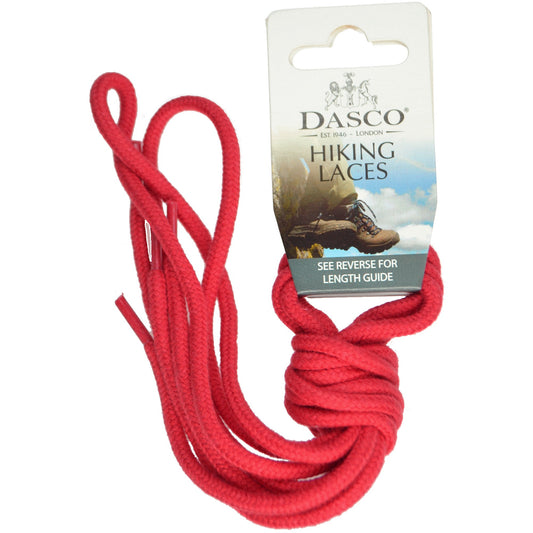 140cm Dasco Cord Hiking and Walking Boot Shoe Laces - Red