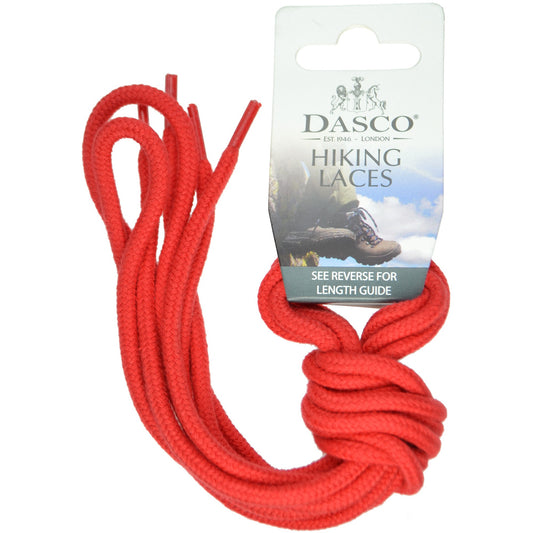 150cm Dasco Cord Hiking and Walking Boot Shoe Laces - Red