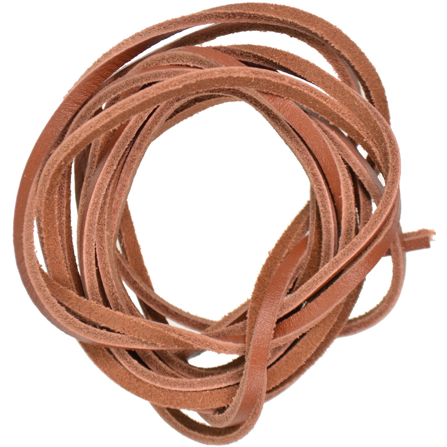 120cm Leather Shoe Laces - 2 Tone - 4mm