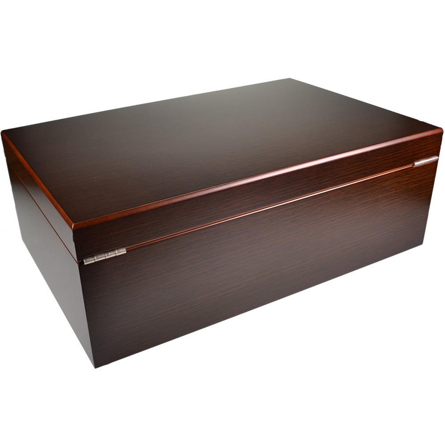 Valet Box - Dark Kassod Wood with Leather Lined Drawer