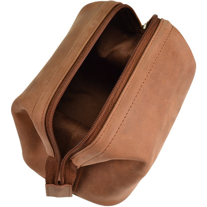 Leather Shoe Cleaning Kit Bag - Distressed Leather