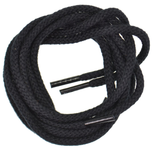 100cm Cord Shoe Laces - Black 4mm