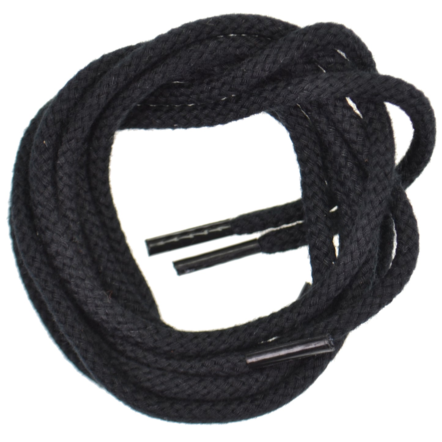 75cm Cord Shoe Laces - Black 4mm