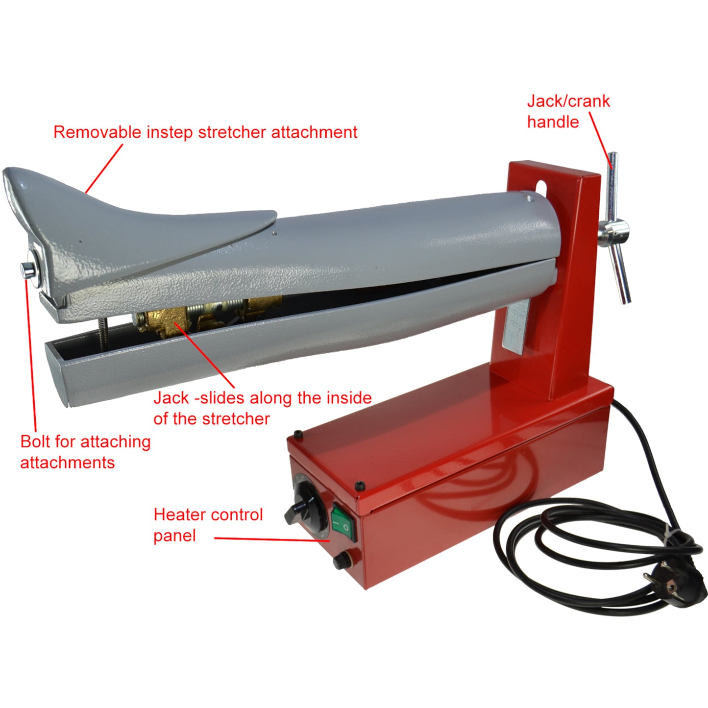 Heavy Duty Boot Stretcher CAM 70E - with electric heater