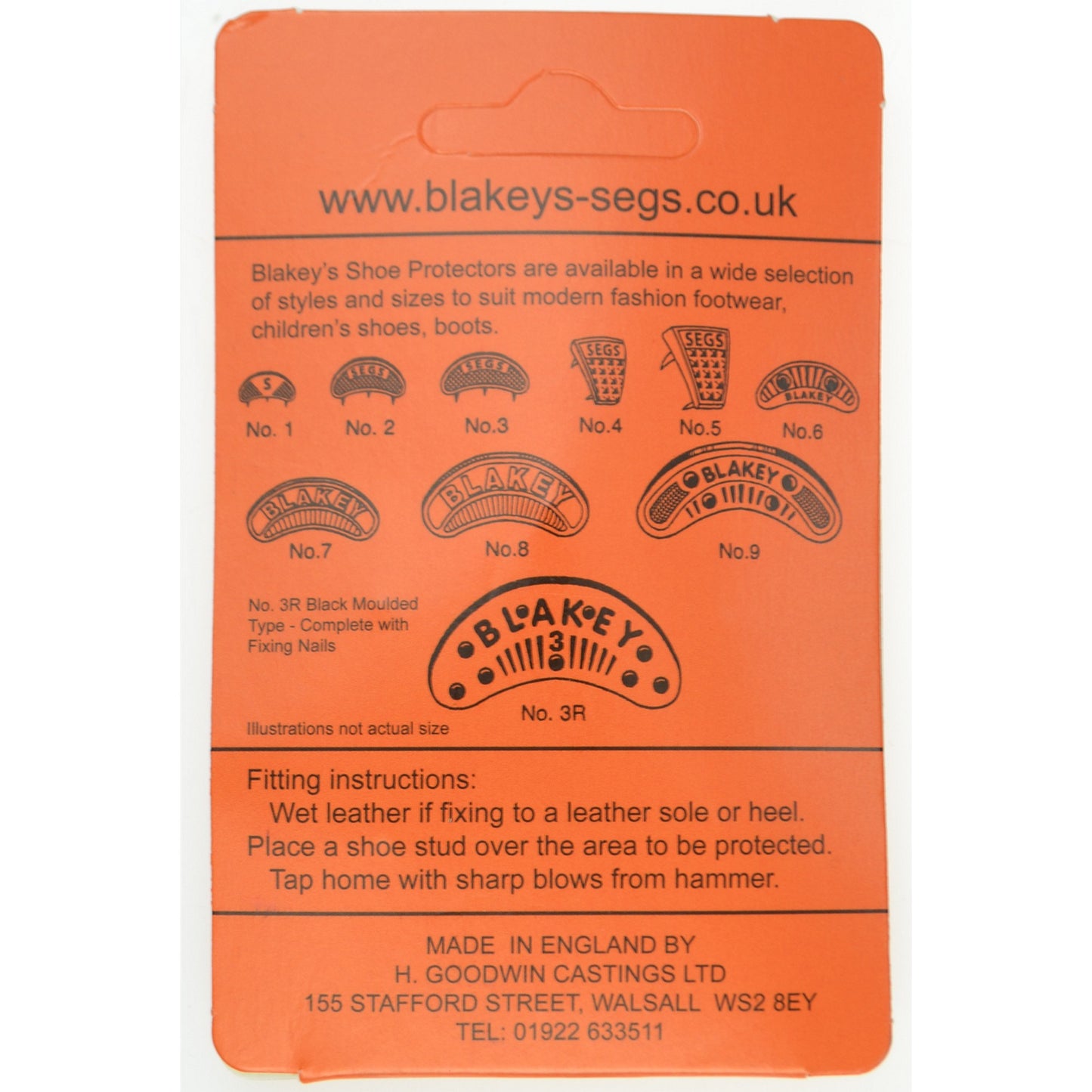 Blakeys Segs No. 9 - 1.14/16" (48mm)