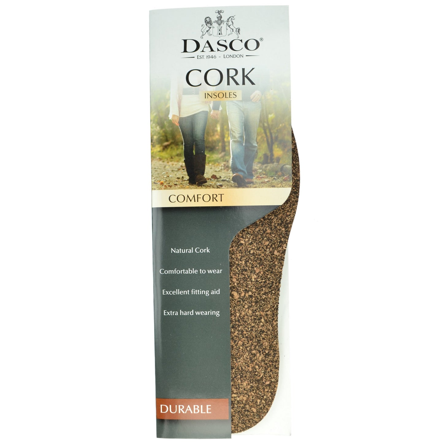 Dasco Ladies Cork Insoles