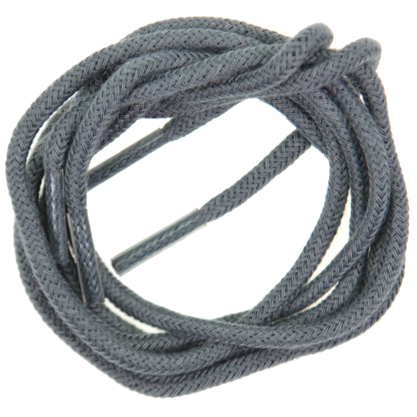 100cm Round Shoe Laces - Grey 2mm