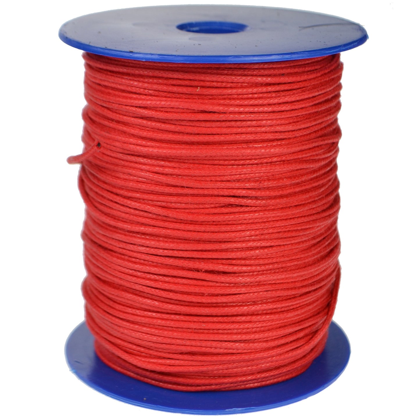 Round Wax Cotton Shoe Laces - Red (per metre)