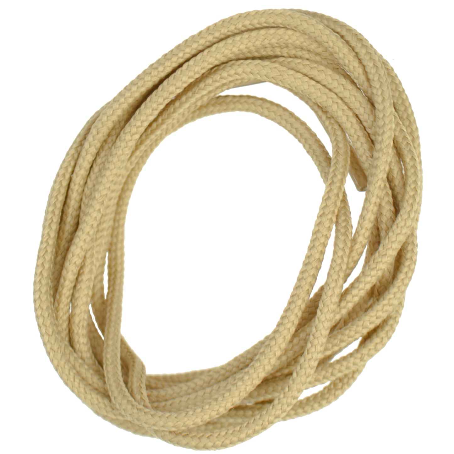 100cm Round Shoe Laces - Beige 3mm