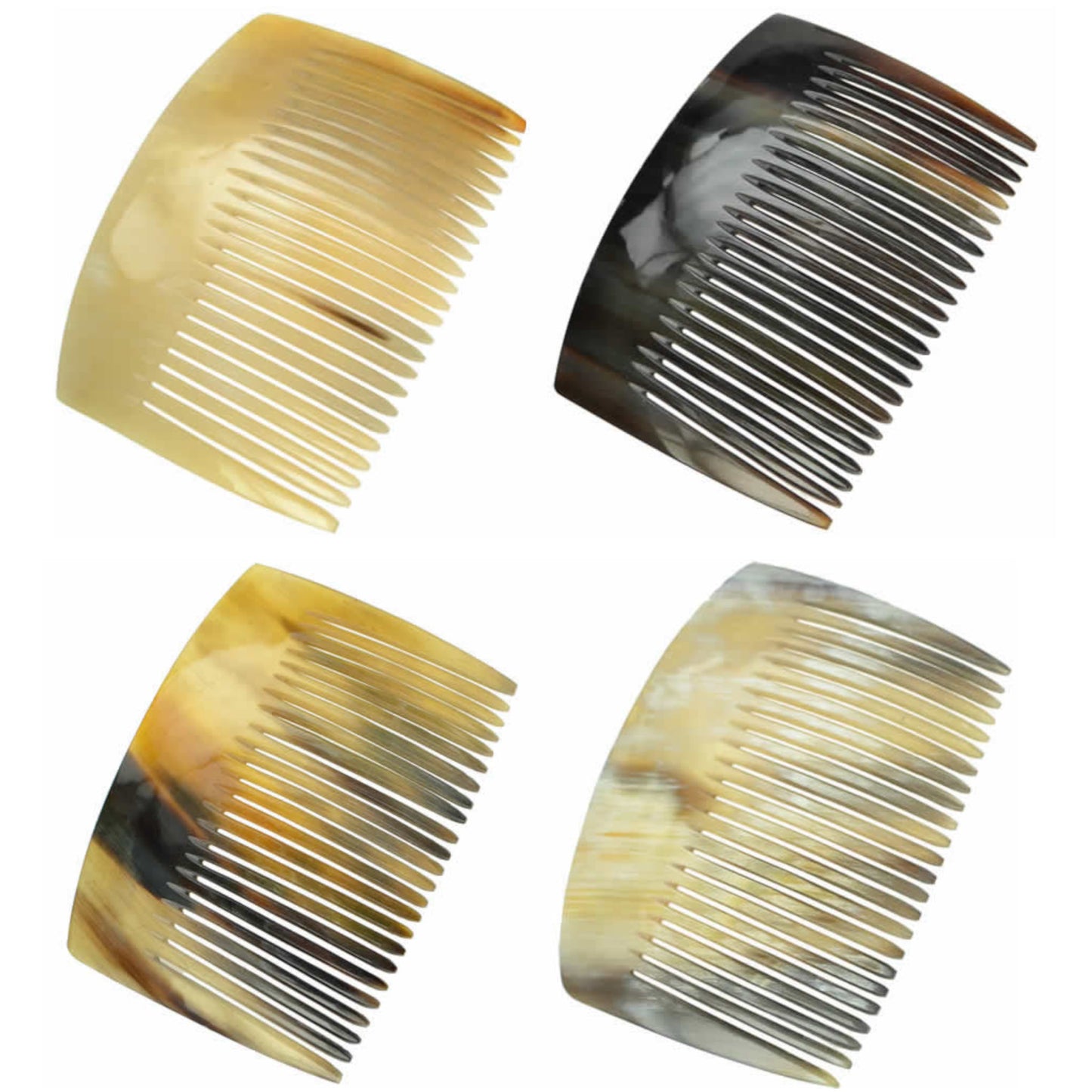 Real Horn Hair Slide