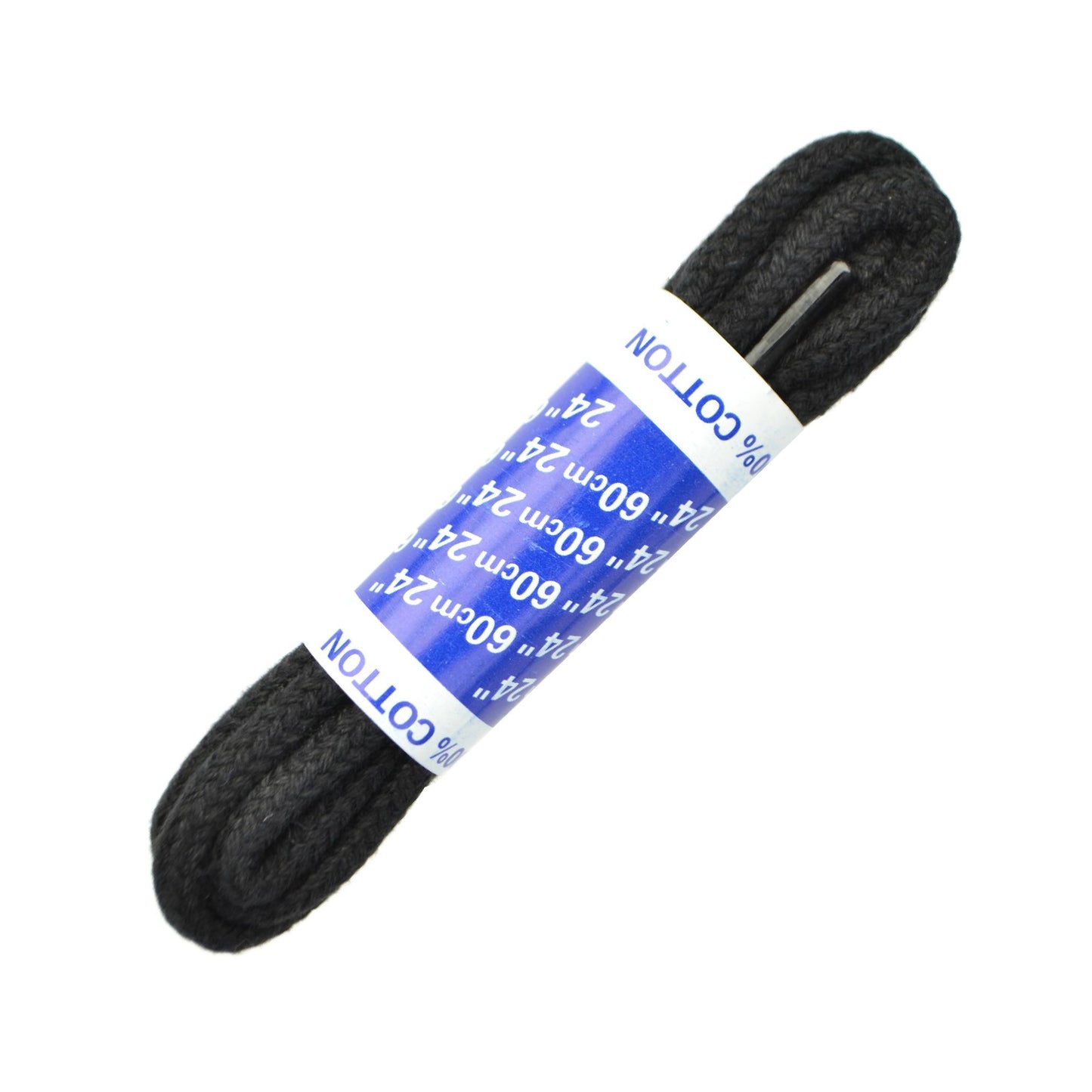 60cm Cord Shoe Laces - Black