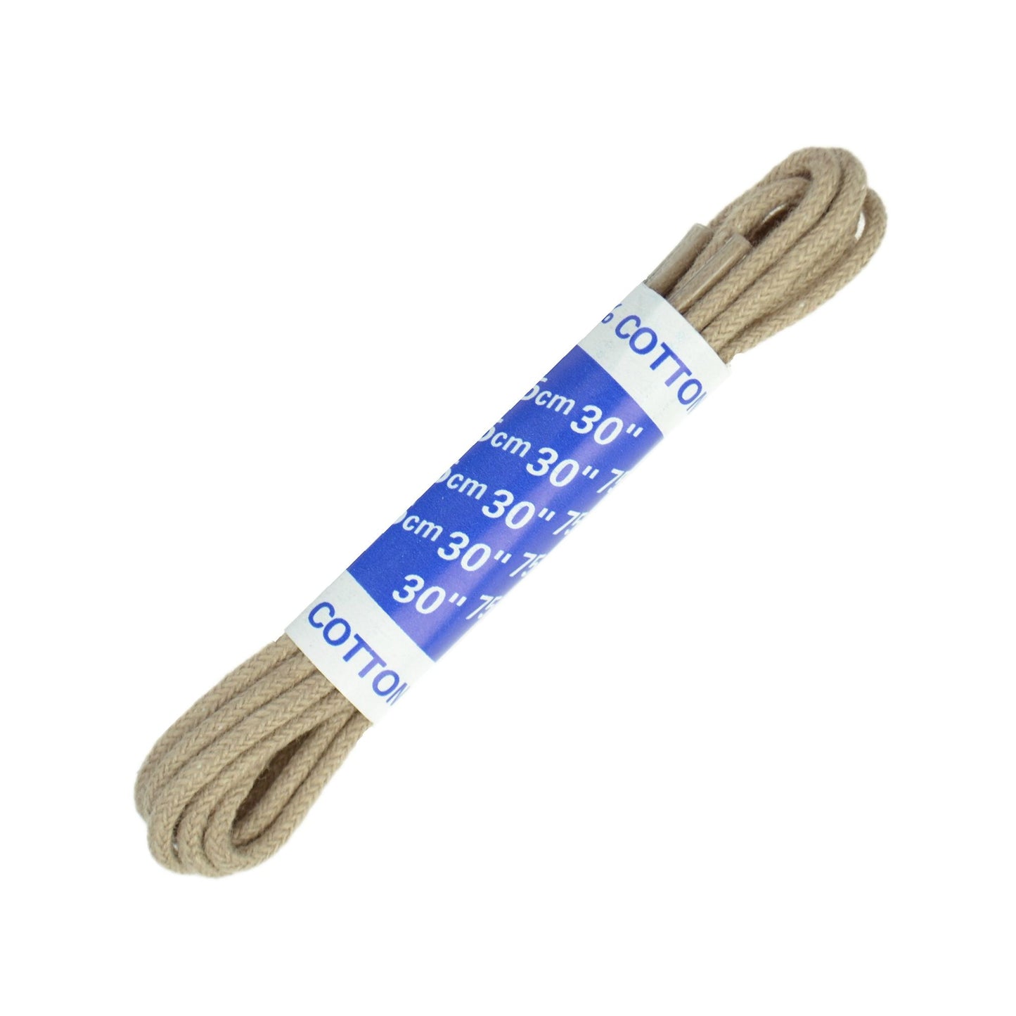 75cm Round Shoe Laces - Stone