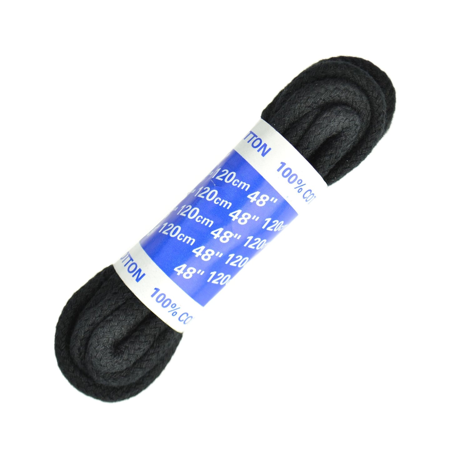 120cm Cord Shoe Laces - Black 4mm