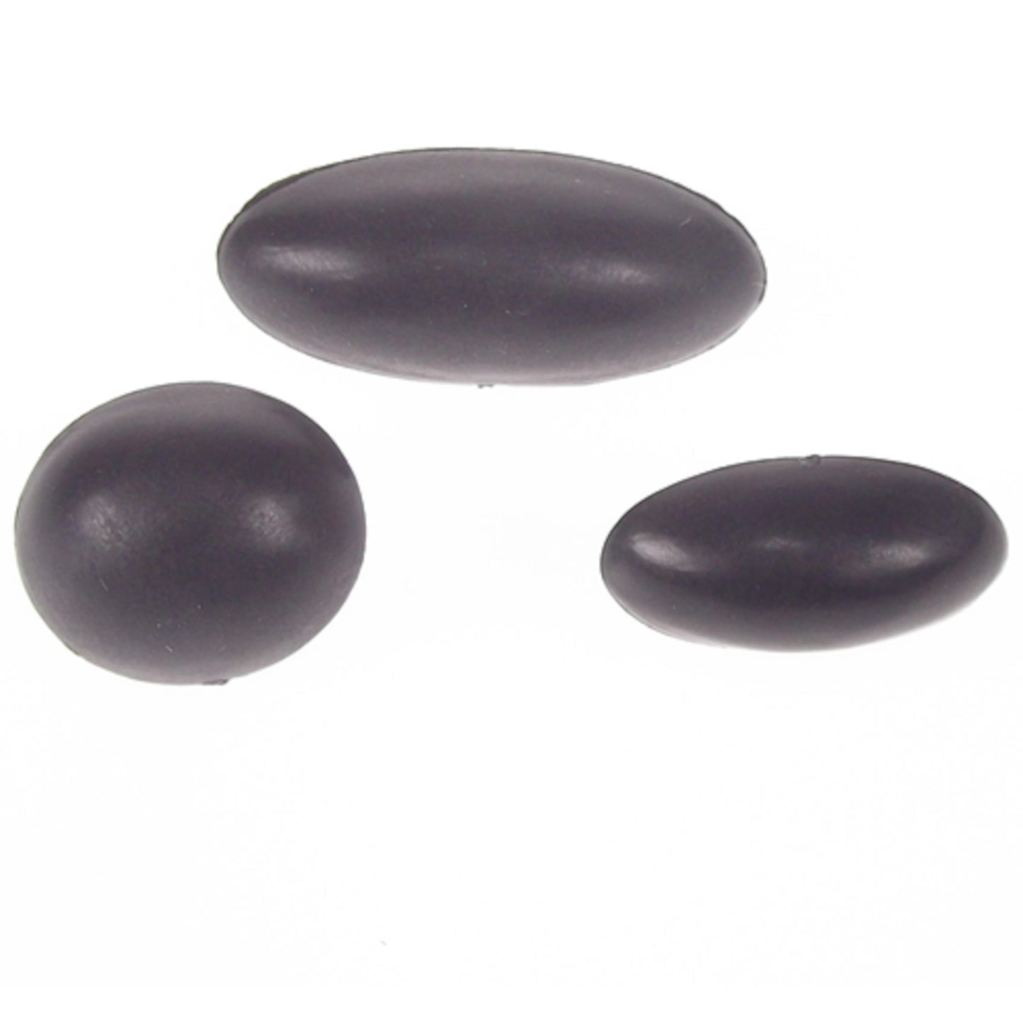 Plastic nodules with 5mm pegs.