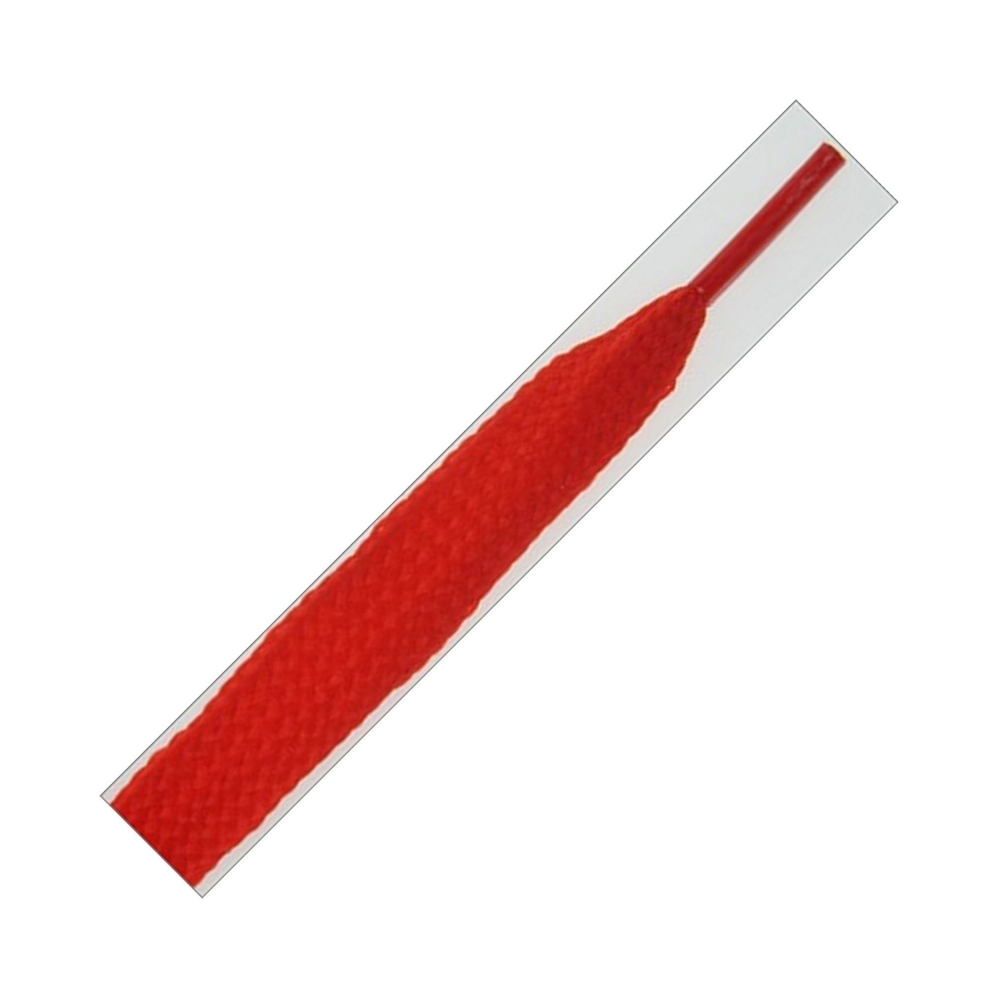 140cm Block Flat Shoe Laces 12mm - Red