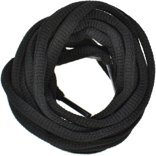 120cm Oval Sports Shoe Laces - Black