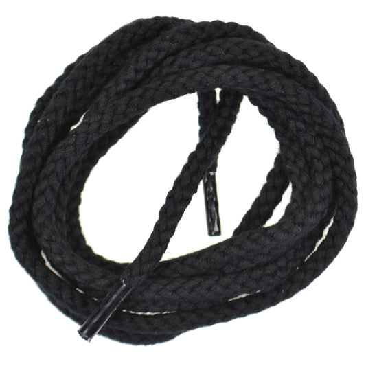 100cm Heavy Cord Shoe Laces - Black