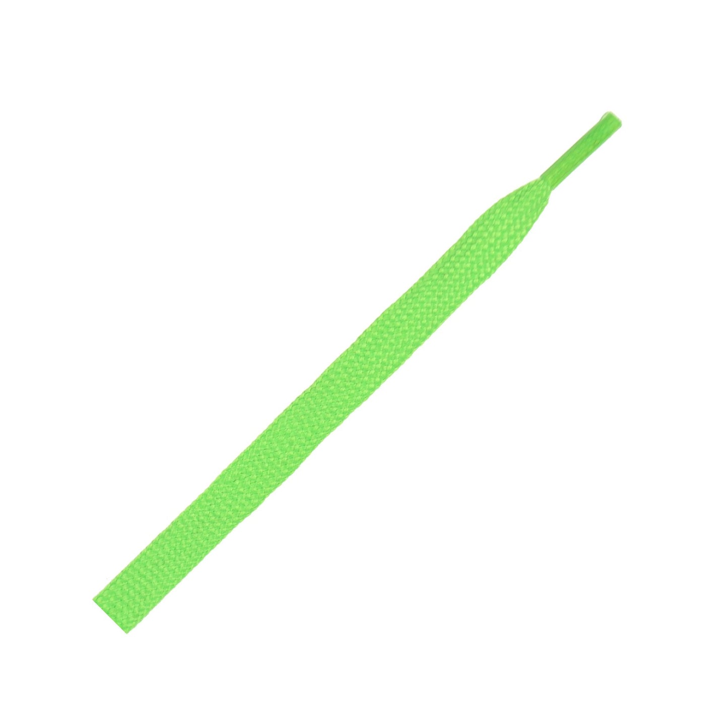 100cm Flat Shoe Laces - Fluorescent Green