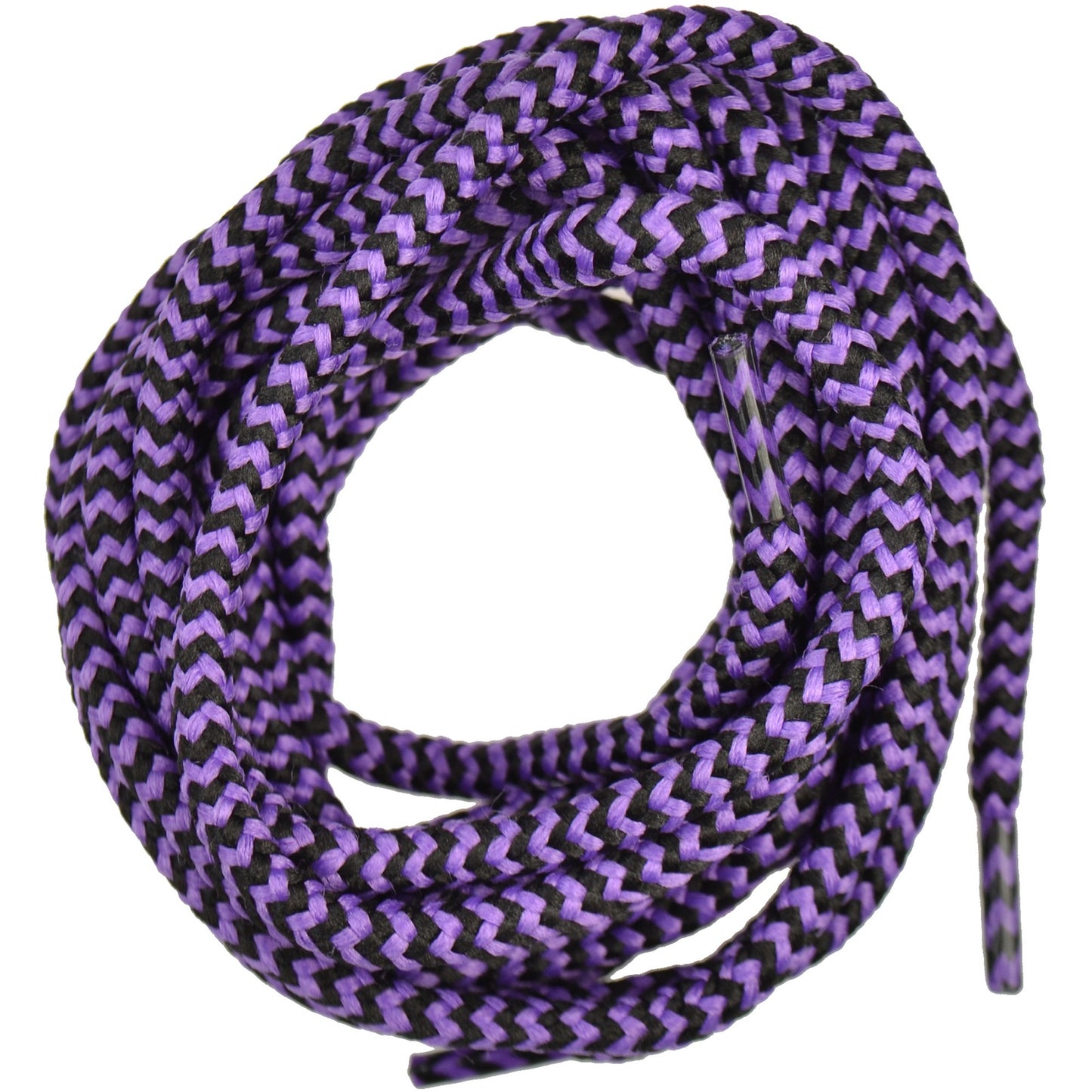 150cm Purple & black dog-tooth walking boot Shoe Laces