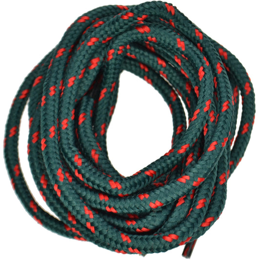 150cm Green with Red Fleck Walking boot Shoe Laces