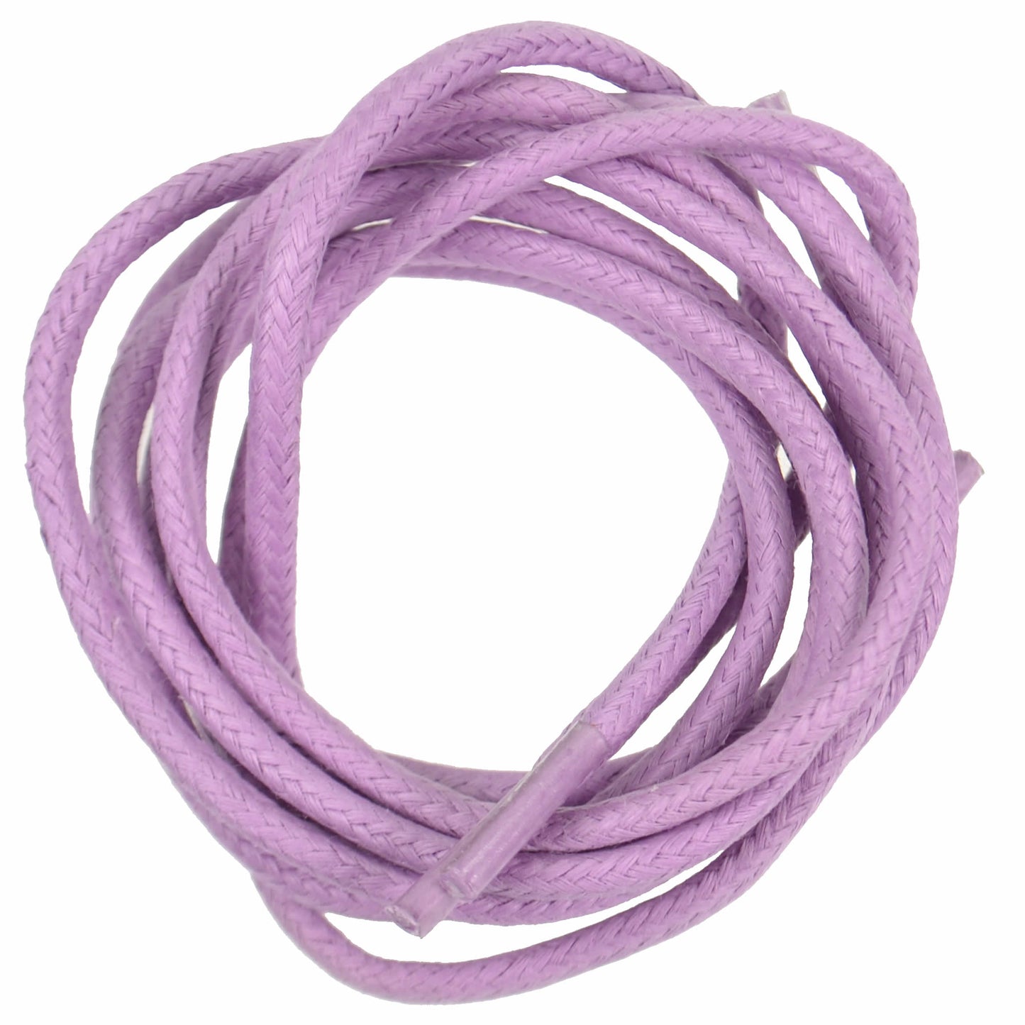 75cm Wax Round Shoe Laces - Lilac 3mm