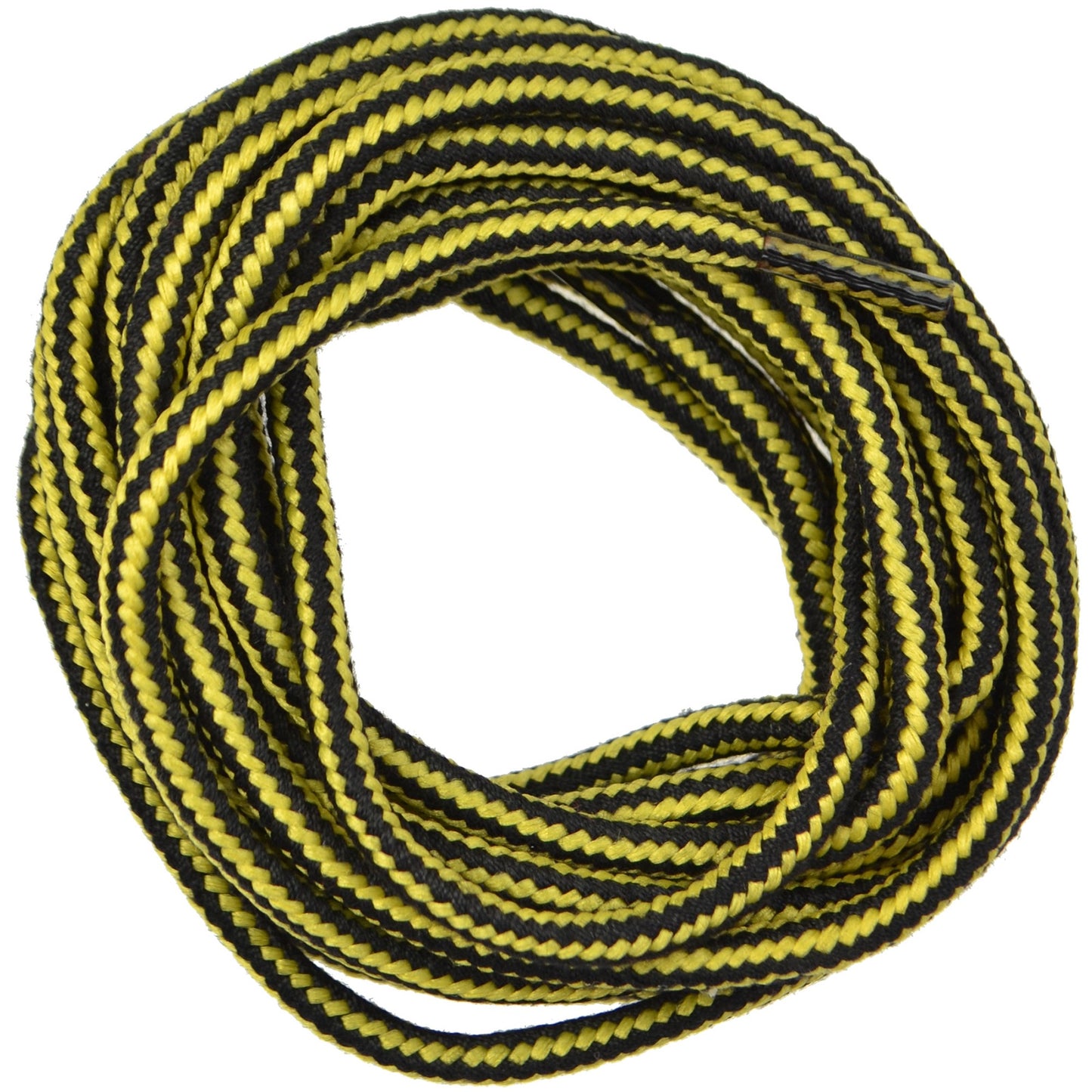 140cm 'Kicker Style' Shoe Laces - Yellow & Black 5mm