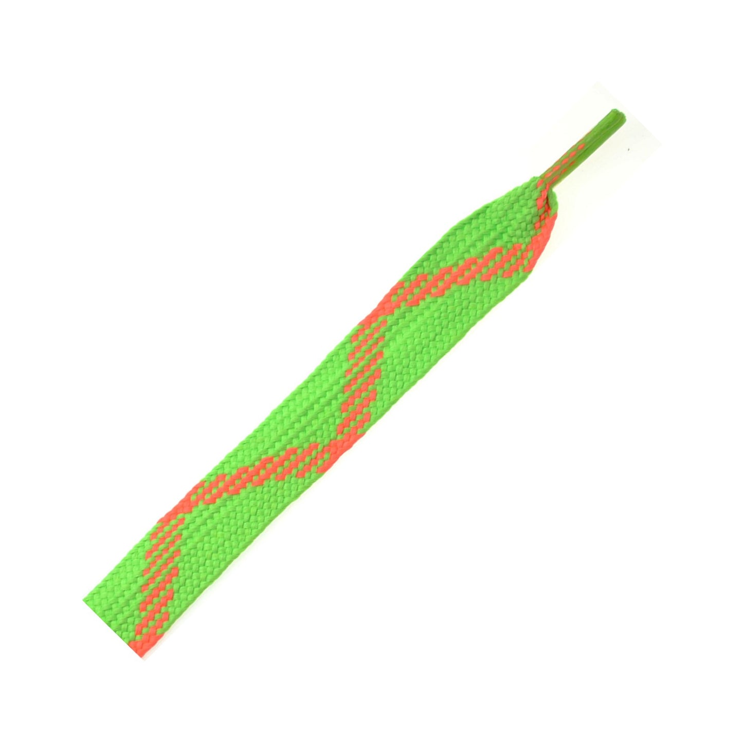 220cm Crazy Skate Shoe Laces - Green & Fluorescent Pink