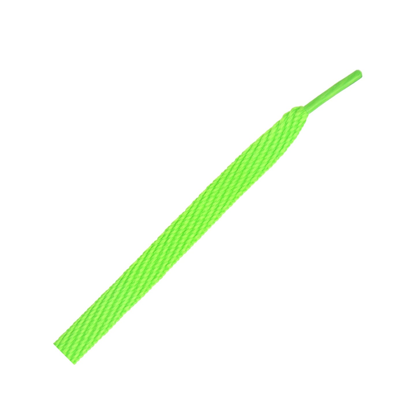 120cm American Flat Shoe Laces - Lime