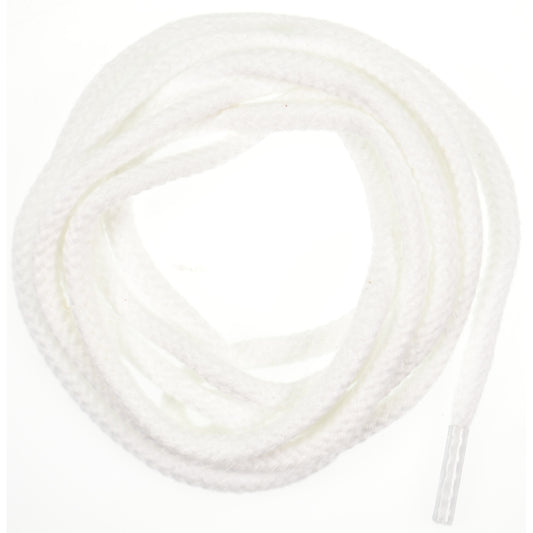 120cm Cord Shoe Laces - White