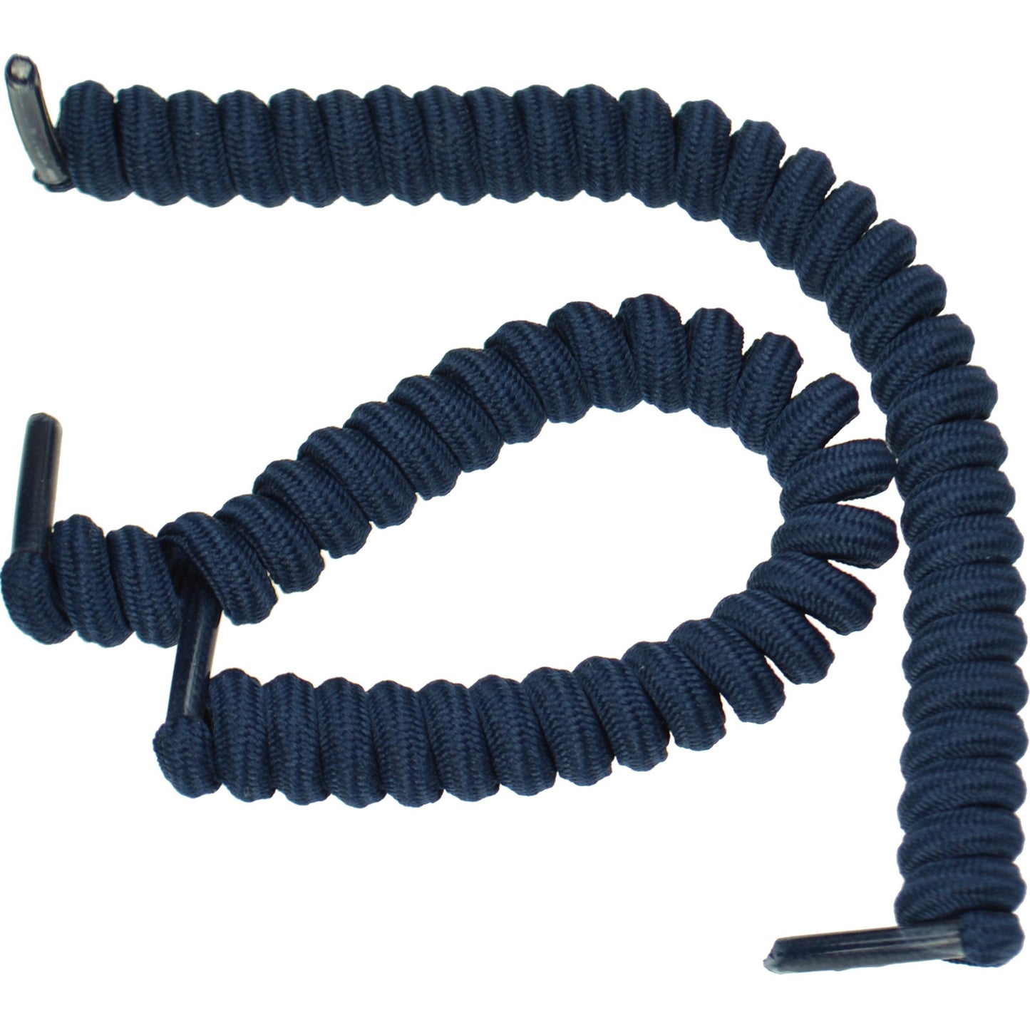 Vizi Coil Elastic No Tie Shoe Laces - Navy Blue