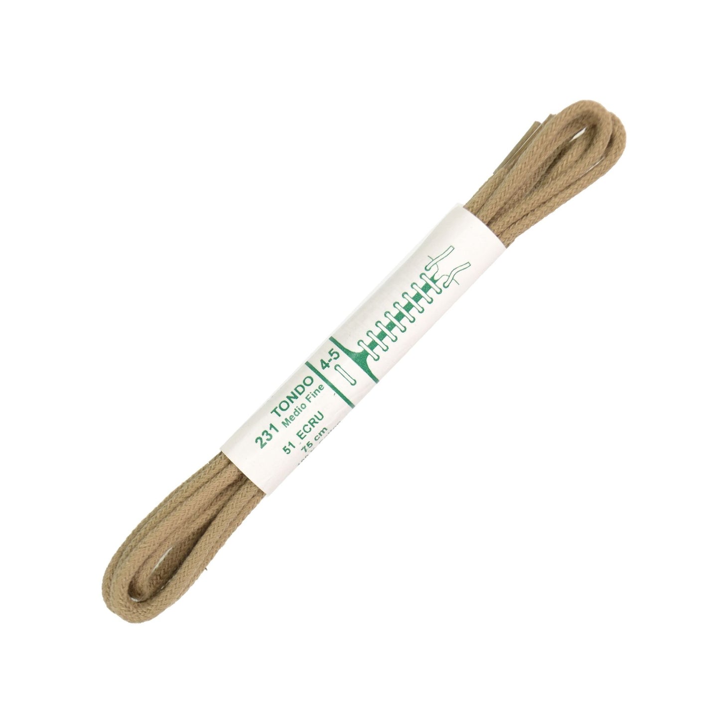 75cm Premium Round Shoe Laces - Taupe 2.5mm