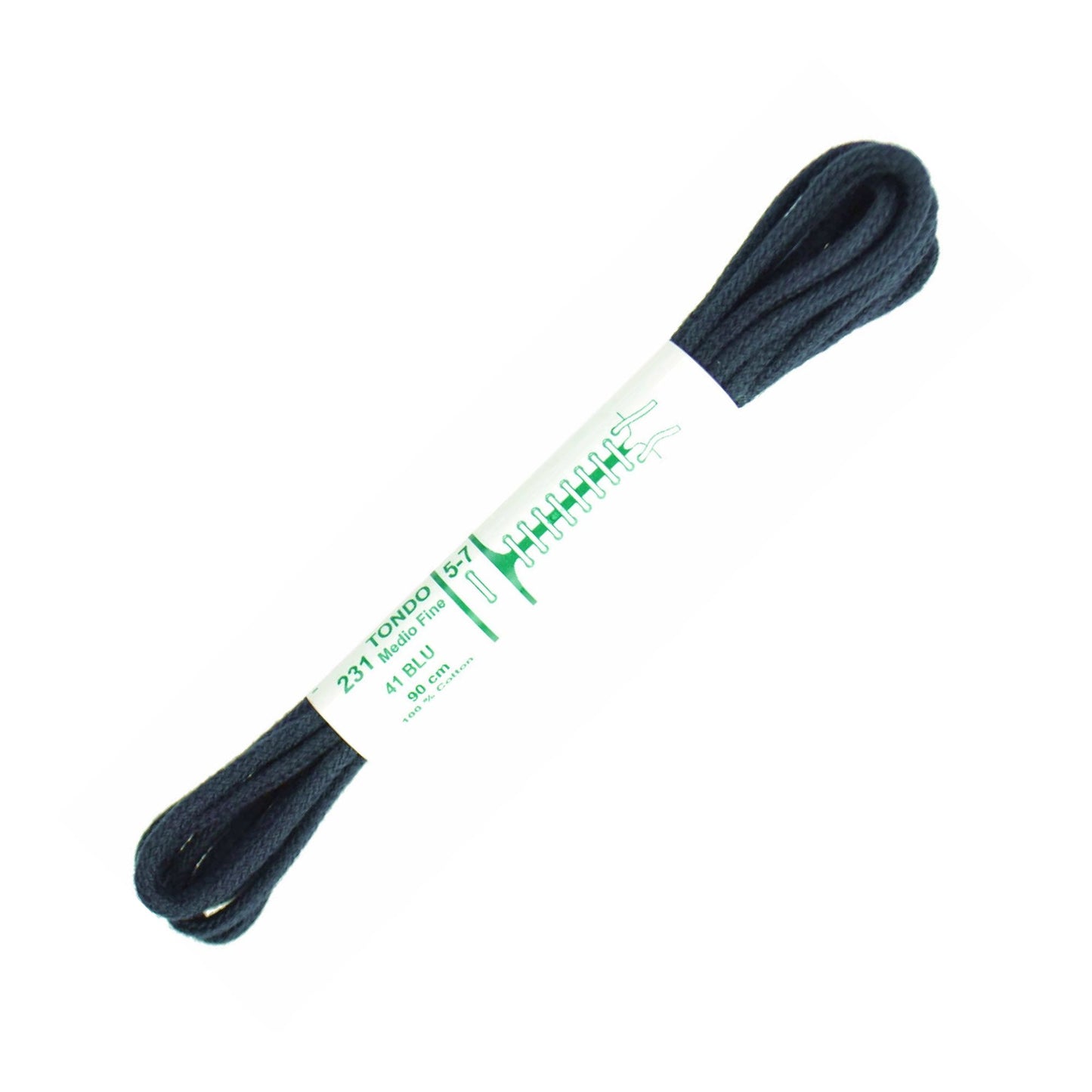 90cm Premium Round Shoe Laces - Navy Blue 2.5mm