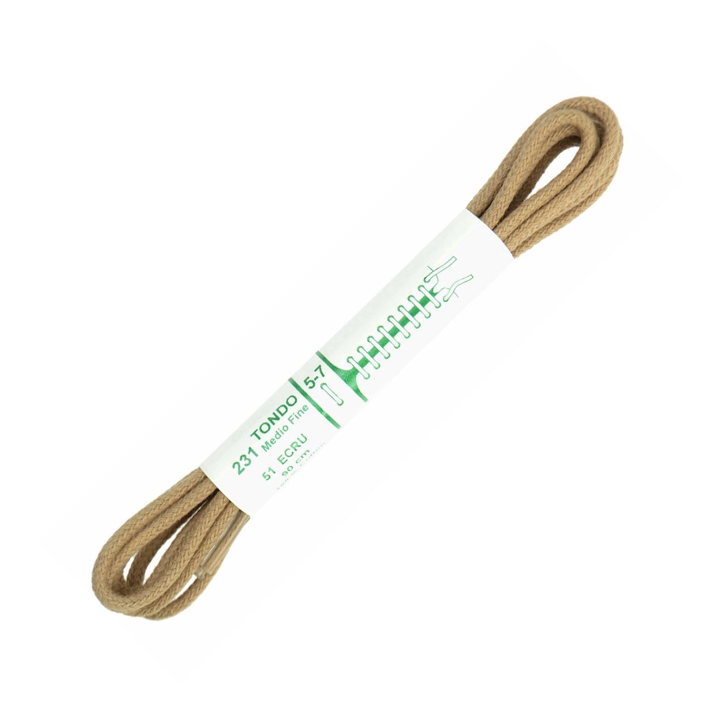 90cm Premium Round Shoe Laces - Taupe 2.5mm