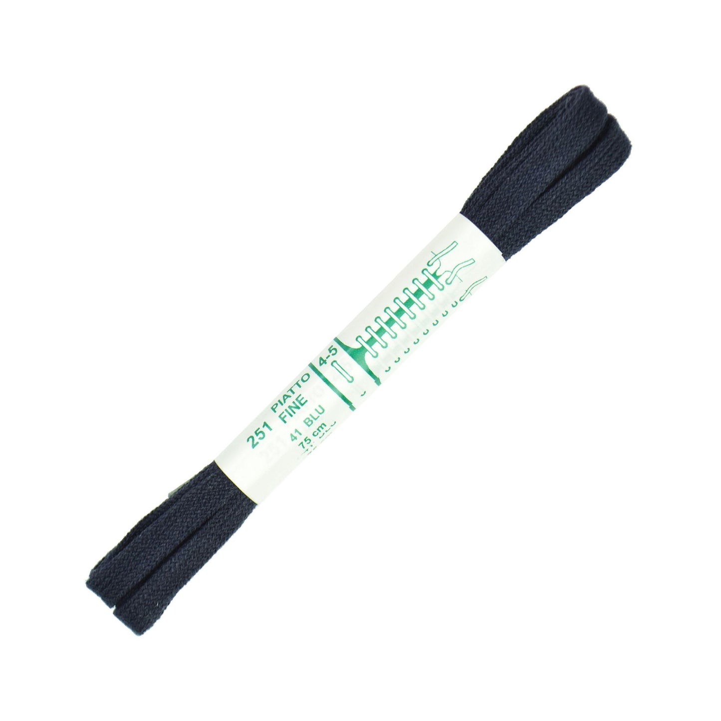 75cm Premium Flat Shoe Laces - Navy Blue 6mm