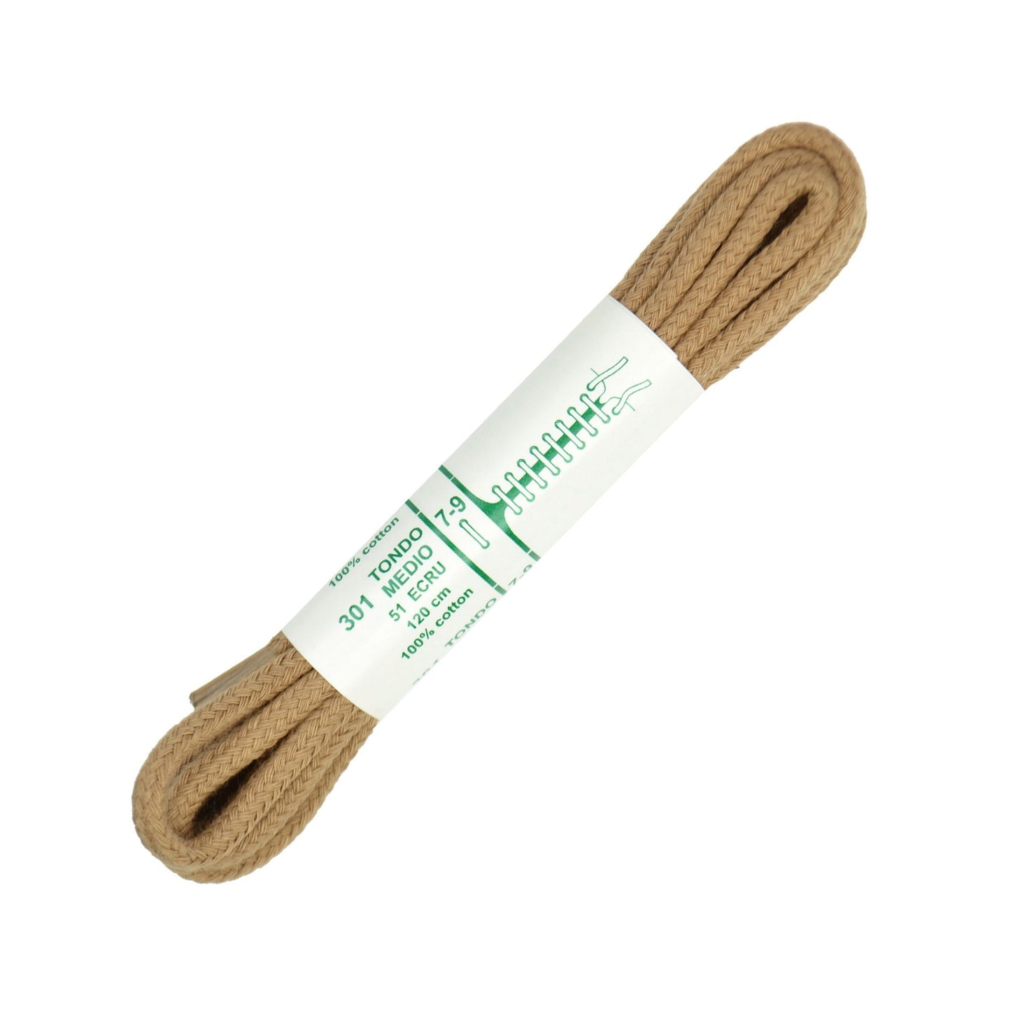 120cm Premium Cord Shoe Laces - Taupe 4mm