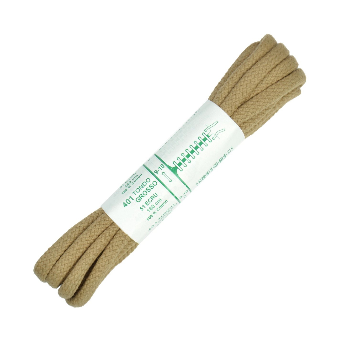 160cm Premium Cord Shoe Laces - Taupe 6mm