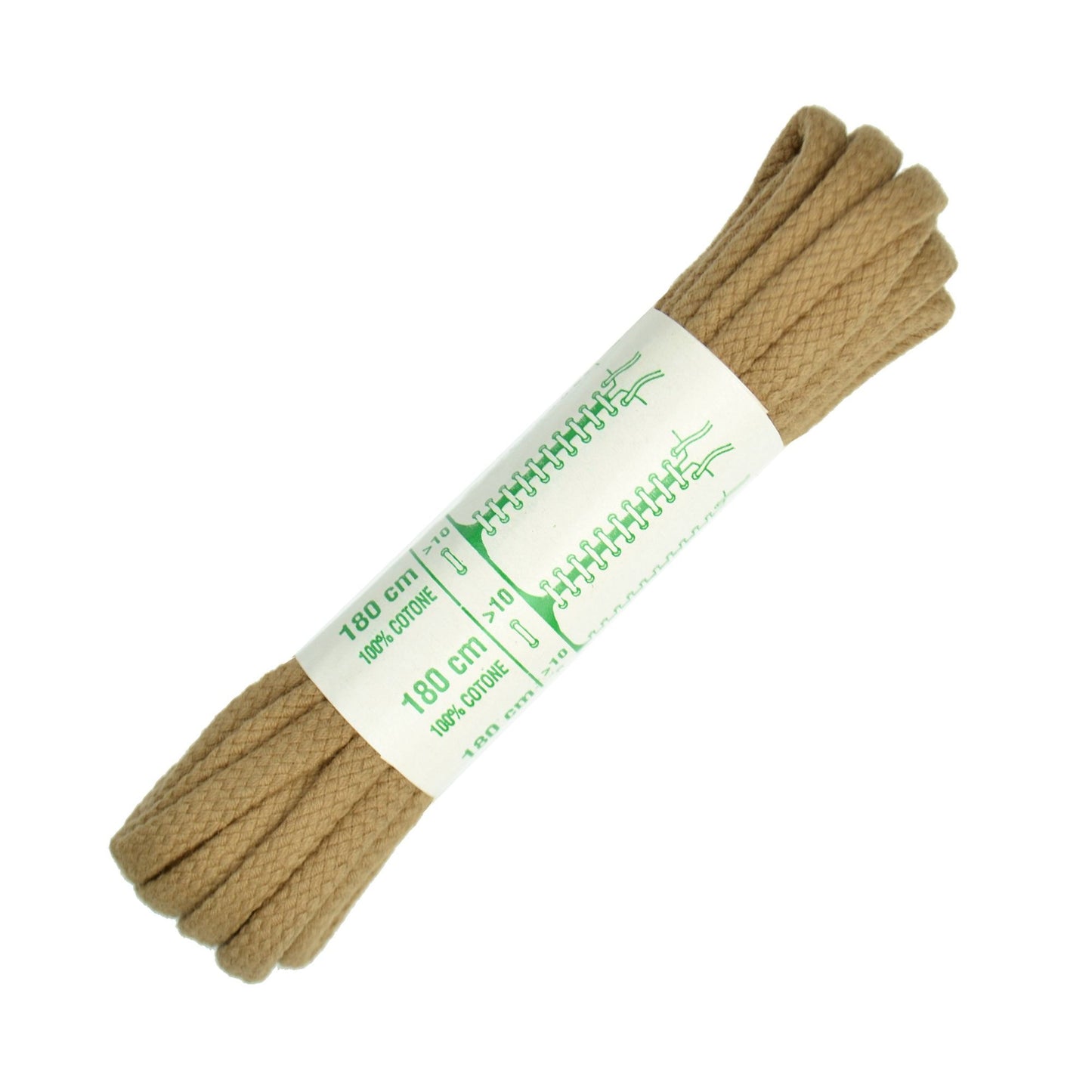 180cm Premium Cord Shoe Laces - Taupe 6mm