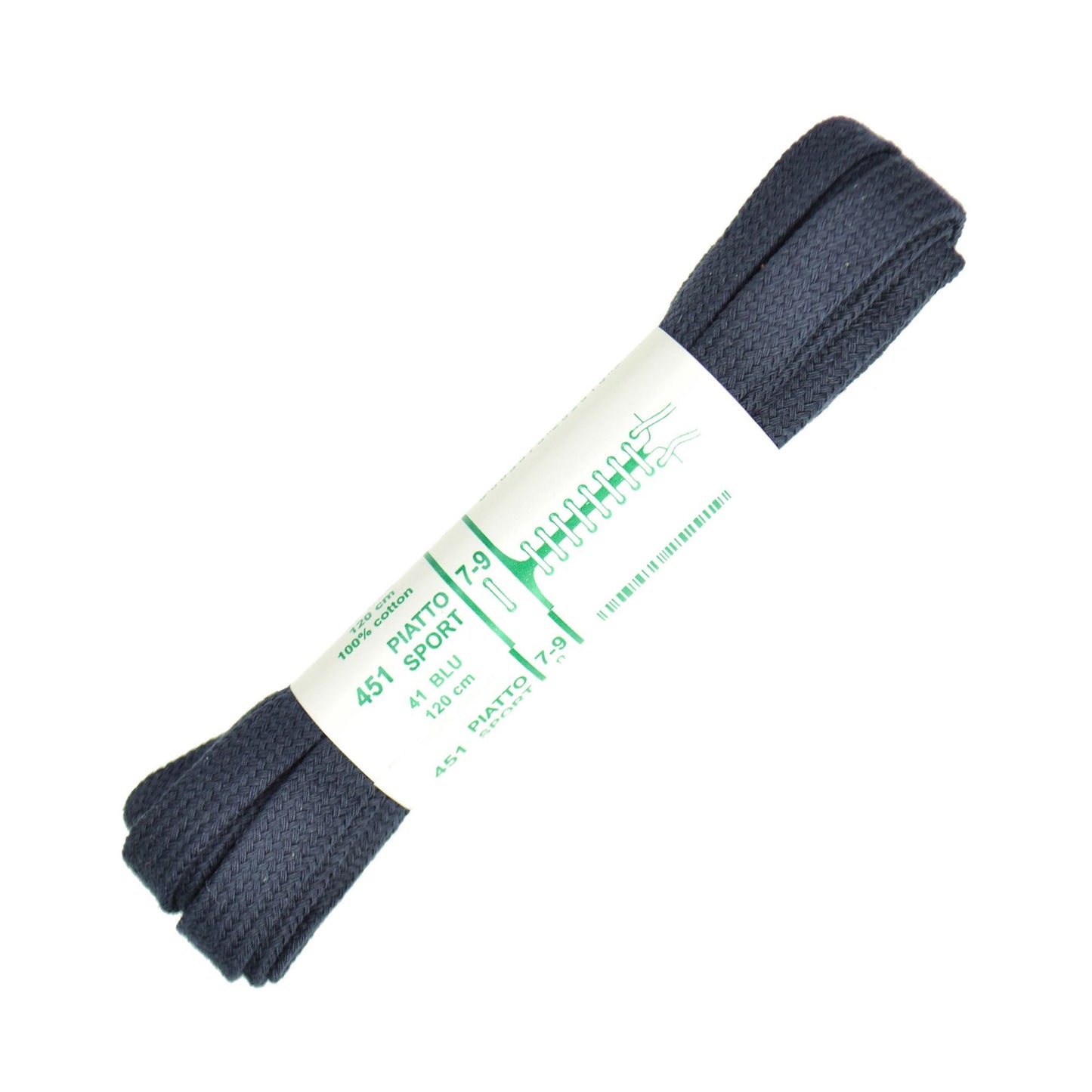 120cm Premium Flat Shoe Laces - Navy Blue 8mm