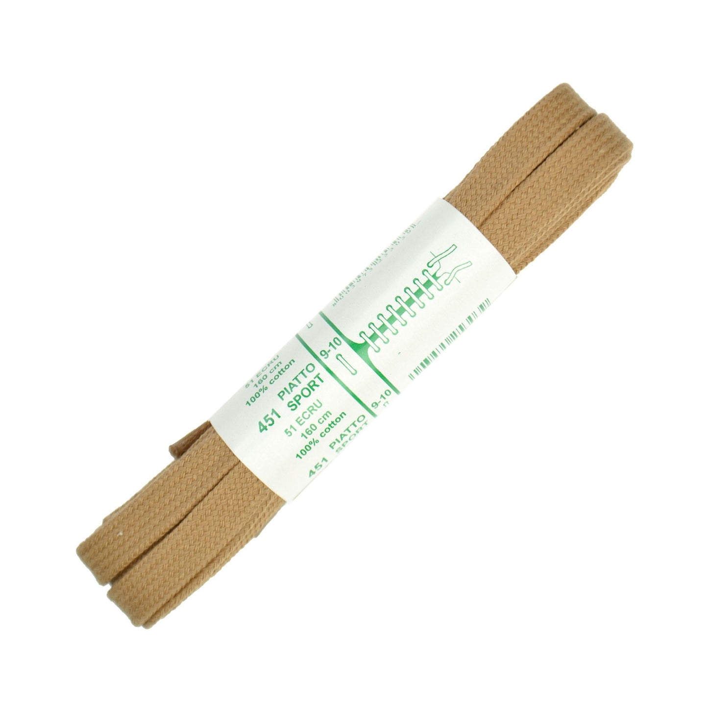 160cm Premium Flat Shoe Laces - Taupe 8mm