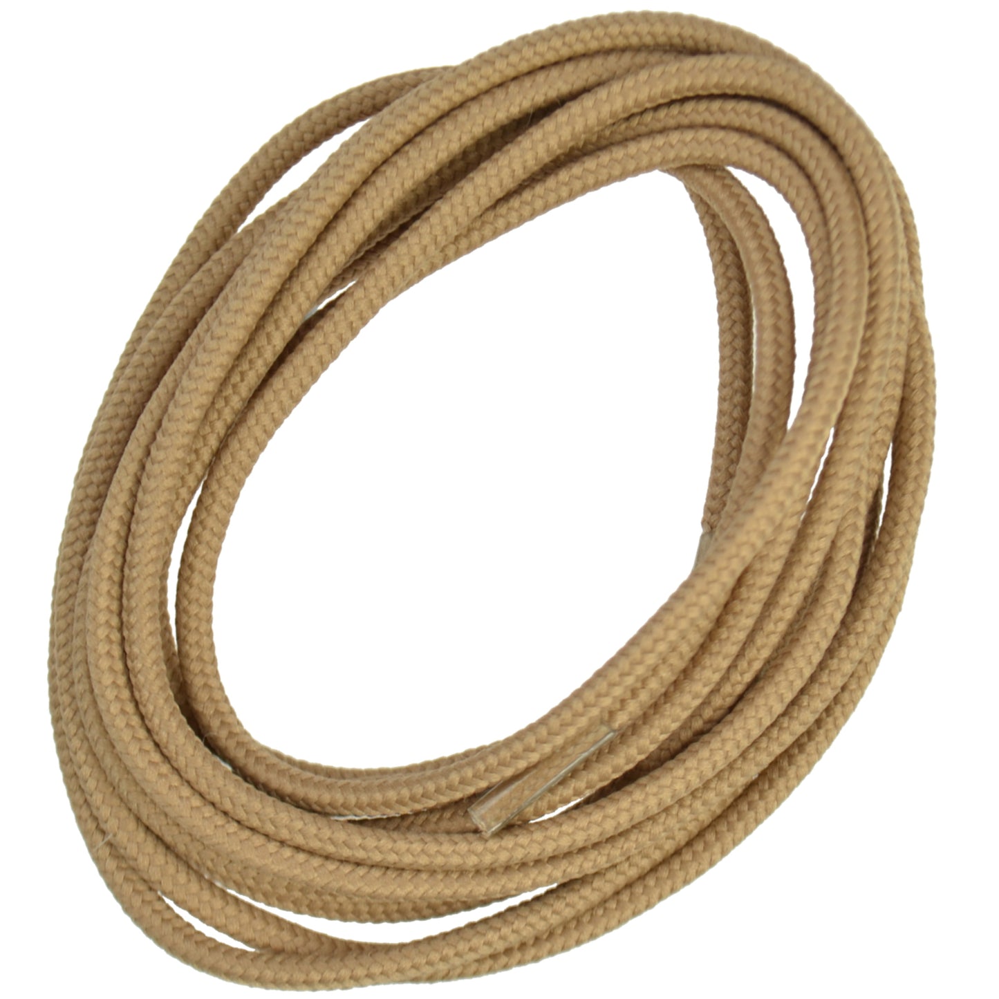 100cm Round Shoe Laces - Khaki 3mm