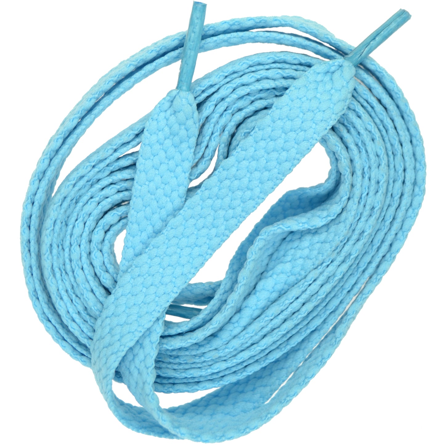 120cm Flat Shoe Laces - Light Blue