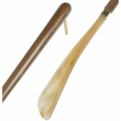 Long Wood Handle Shoe Horn - 56cm